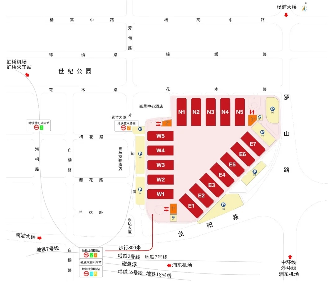 星空体育：CCMT2024展馆交通指南(图2)